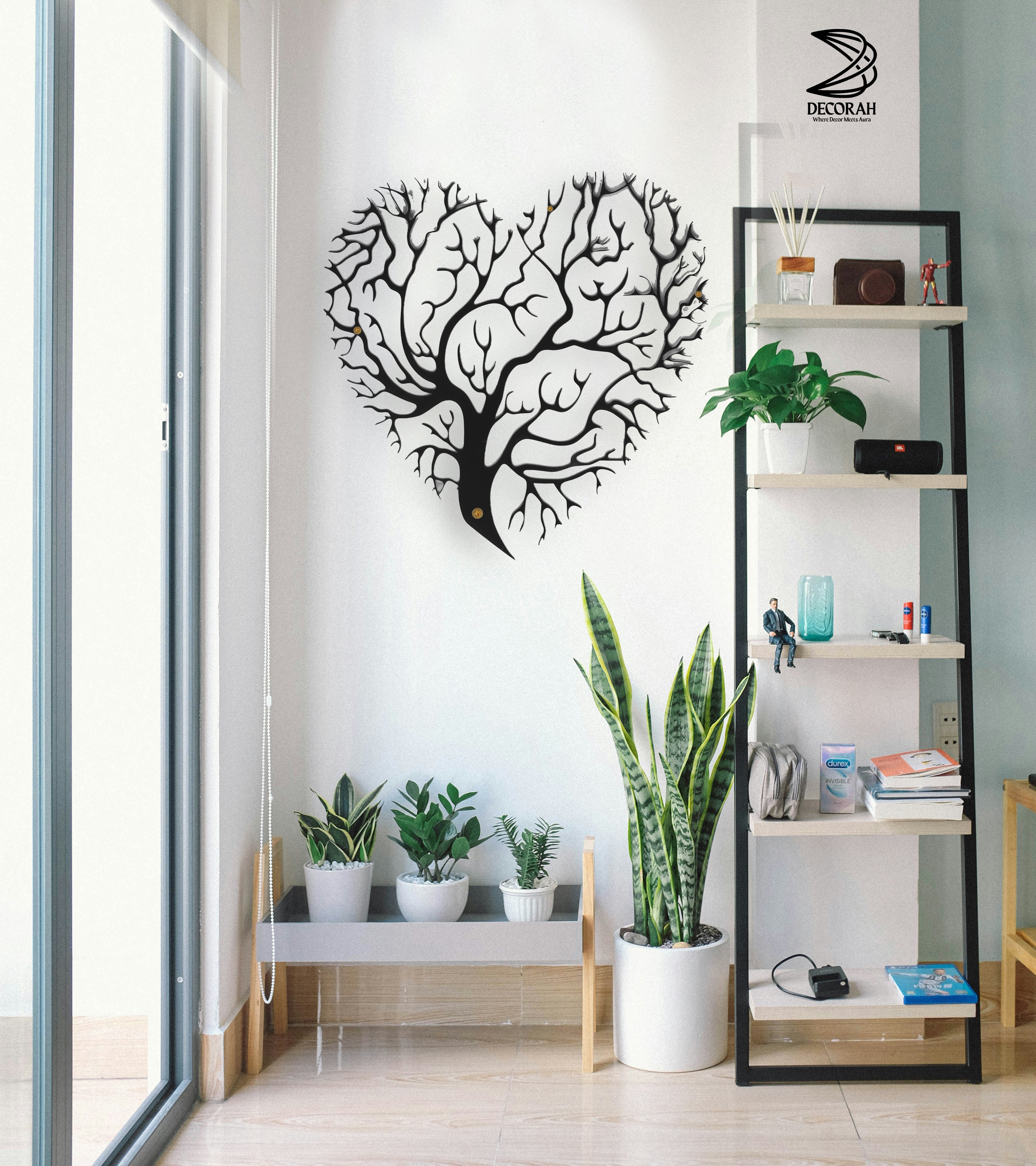 Heart Shape Tree Metal Wall Art – Nature & Love Inspired Decor by Decorah